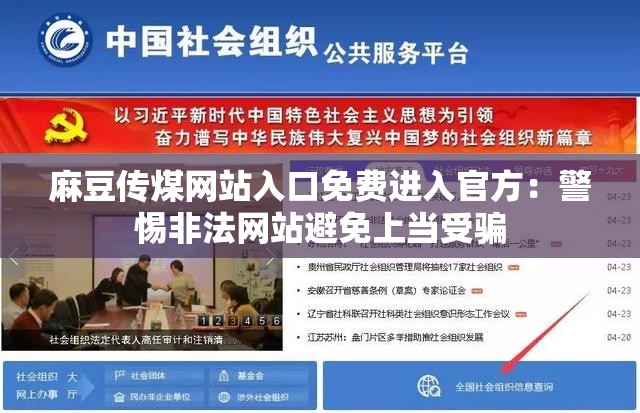 麻豆传煤网站入口免费进入官方：警惕非法网站避免上当受骗