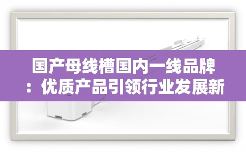 国产母线槽国内一线品牌：优质产品引领行业发展新方向