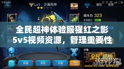 全民超神体验服猩红之影5v5视频资源，管理重要性及高效策略解析