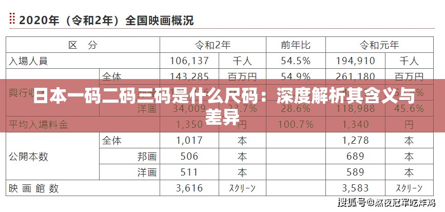 日本一码二码三码是什么尺码：深度解析其含义与差异