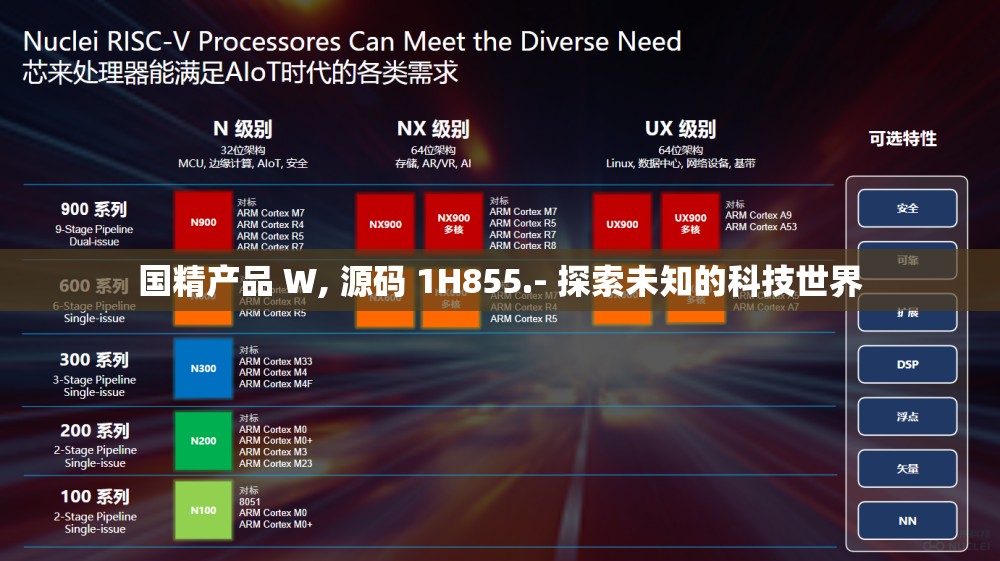 国精产品 W, 源码 1H855.- 探索未知的科技世界