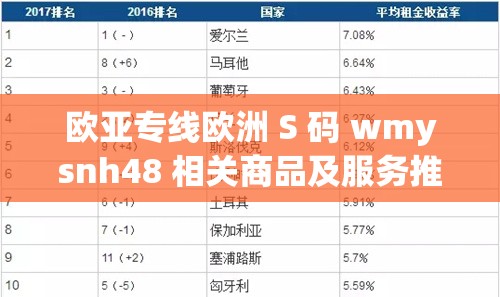 欧亚专线欧洲 S 码 wmysnh48 相关商品及服务推荐