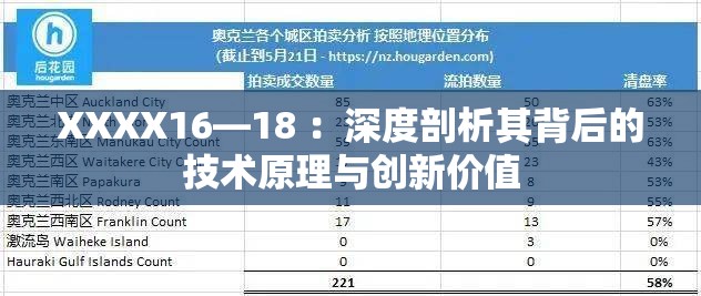 XXXX16—18 ：深度剖析其背后的技术原理与创新价值