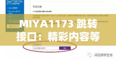 MIYA1173 跳转接口：精彩内容等你来探索