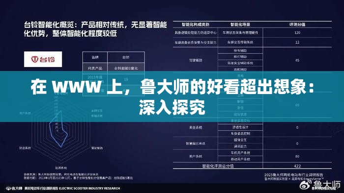 在 WWW 上，鲁大师的好看超出想象：深入探究