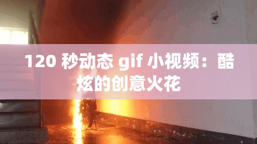 120 秒动态 gif 小视频：酷炫的创意火花