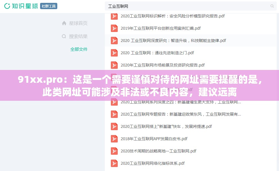 91xx.pro：这是一个需要谨慎对待的网址需要提醒的是，此类网址可能涉及非法或不良内容，建议远离