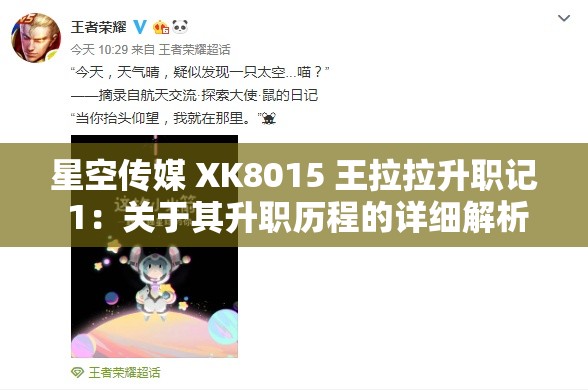 星空传媒 XK8015 王拉拉升职记 1：关于其升职历程的详细解析