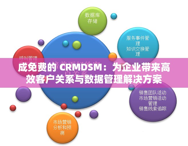 成免费的 CRMDSM：为企业带来高效客户关系与数据管理解决方案