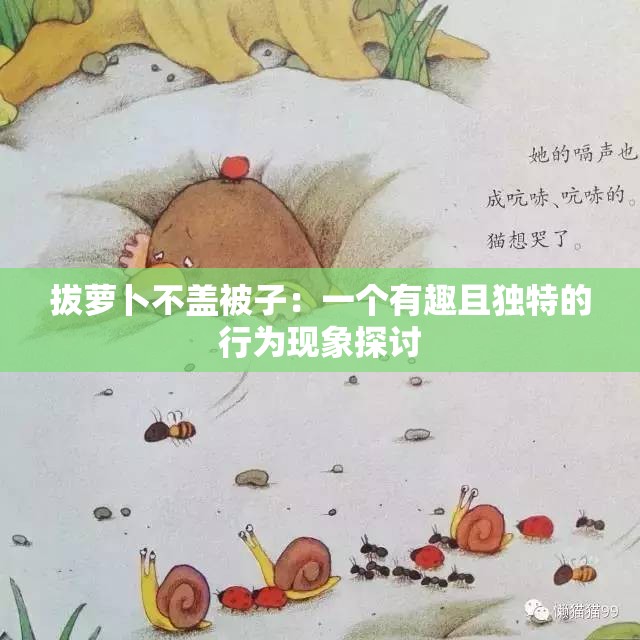 拔萝卜不盖被子：一个有趣且独特的行为现象探讨