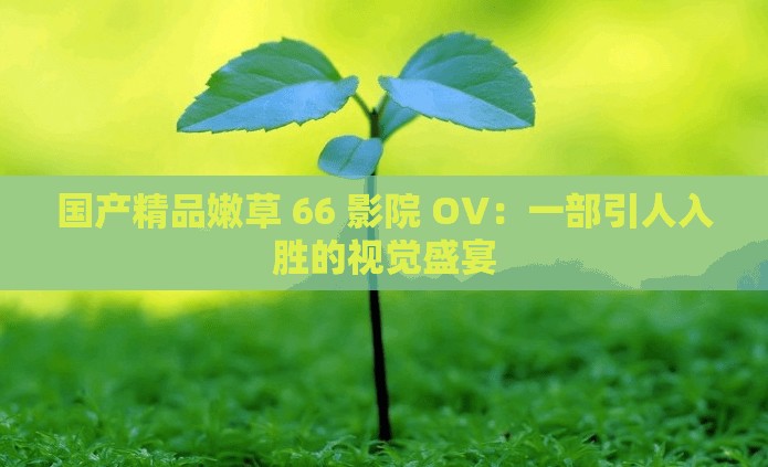 国产精品嫩草 66 影院 OV：一部引人入胜的视觉盛宴