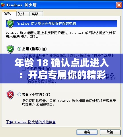 年龄 18 确认点此进入：开启专属你的精彩世界之门