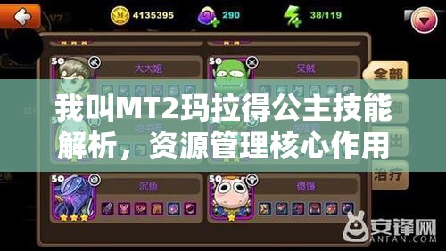 我叫MT2玛拉得公主技能解析，资源管理核心作用与高效加点运用策略