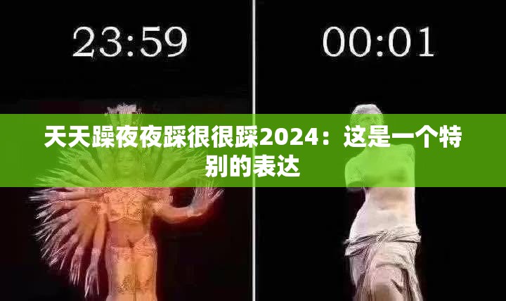 天天躁夜夜踩很很踩2024：这是一个特别的表达