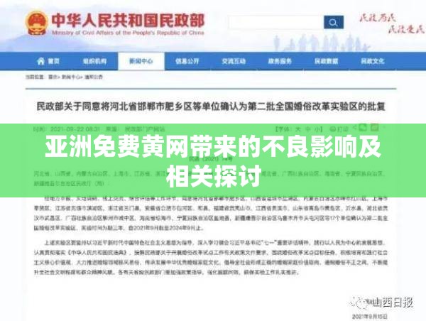 亚洲免费黄网带来的不良影响及相关探讨