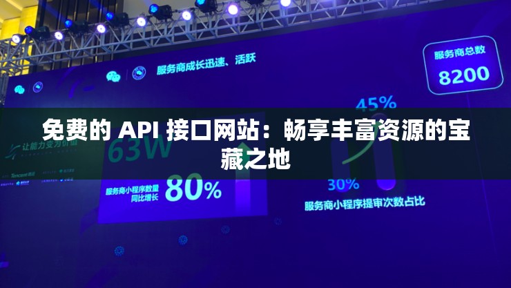 免费的 API 接口网站：畅享丰富资源的宝藏之地