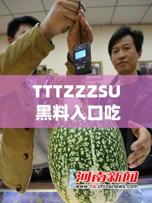 TTTZZZSU 黑料入口吃瓜：揭露真相还是恶意传播？