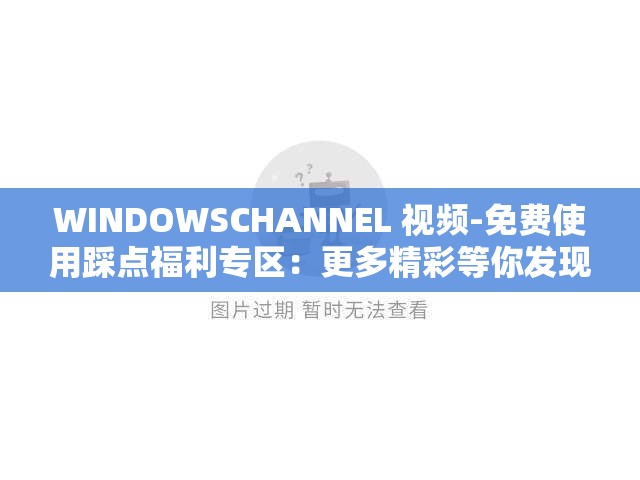 WINDOWSCHANNEL 视频-免费使用踩点福利专区：更多精彩等你发现