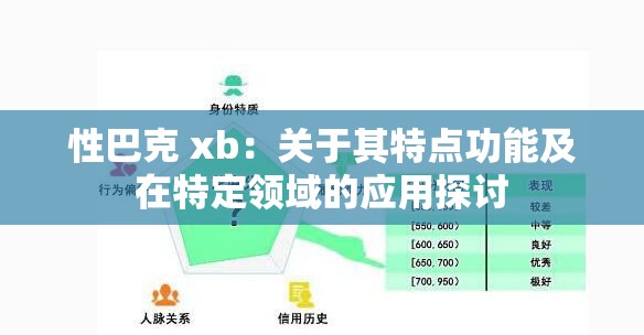 性巴克 xb：关于其特点功能及在特定领域的应用探讨