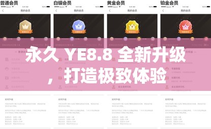 永久 YE8.8 全新升级，打造极致体验