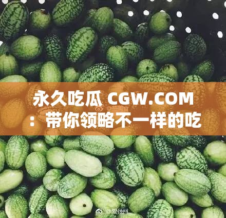 永久吃瓜 CGW.COM：带你领略不一样的吃瓜世界