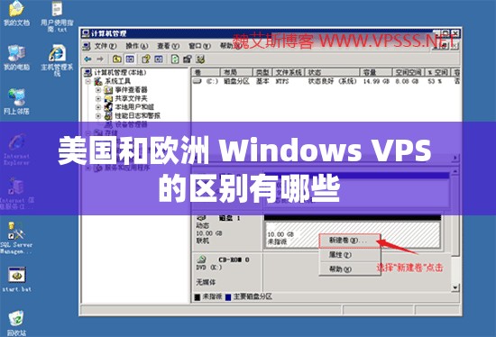 美国和欧洲 Windows VPS 的区别有哪些