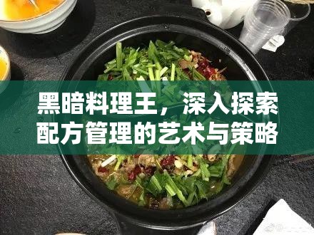 黑暗料理王，深入探索配方管理的艺术与策略，打造独特美食体验