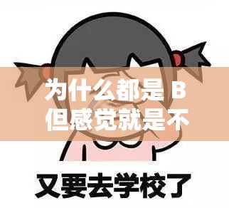 为什么都是 B 但感觉就是不一样呢