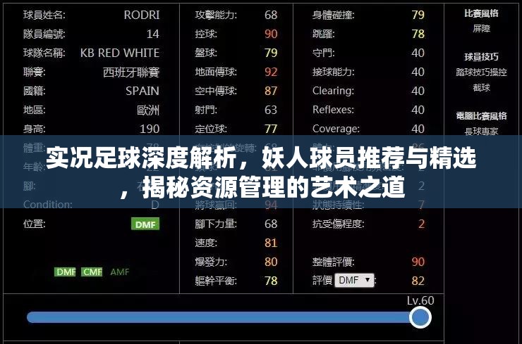 实况足球深度解析，妖人球员推荐与精选，揭秘资源管理的艺术之道