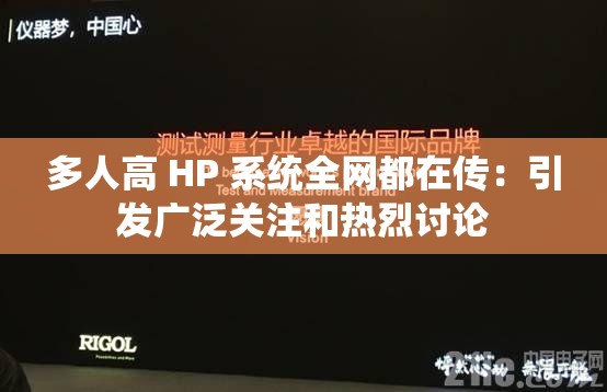 多人高 HP 系统全网都在传：引发广泛关注和热烈讨论