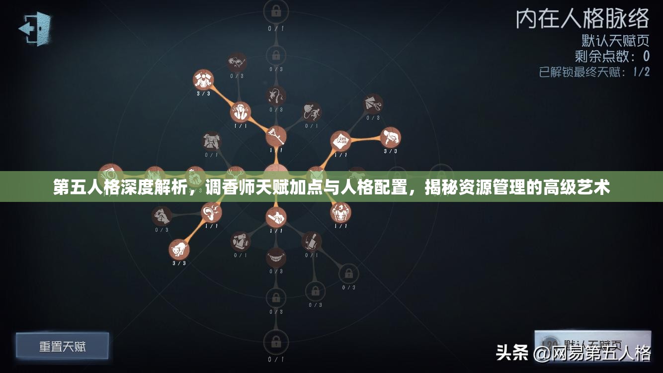 第五人格深度解析，调香师天赋加点与人格配置，揭秘资源管理的高级艺术