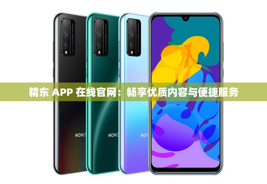 精东 APP 在线官网：畅享优质内容与便捷服务