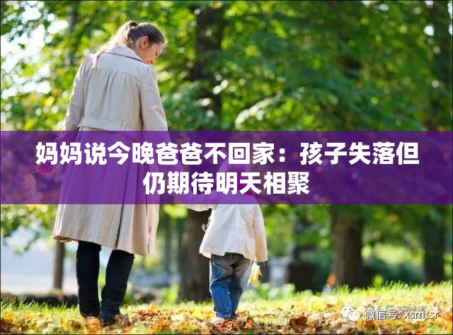 妈妈说今晚爸爸不回家：孩子失落但仍期待明天相聚