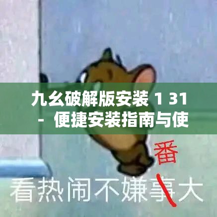 九幺破解版安装 1 31  -  便捷安装指南与使用技巧分享