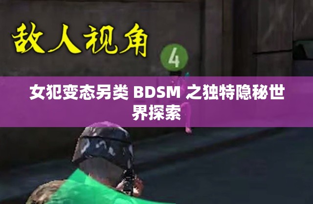 女犯变态另类 BDSM 之独特隐秘世界探索