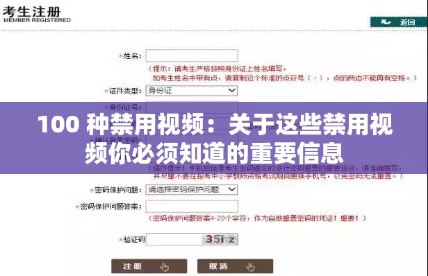 100 种禁用视频：关于这些禁用视频你必须知道的重要信息