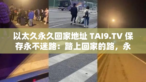 以太久永久回家地址 TAI9.TV 保存永不迷路：踏上回家的路，永远不再迷路