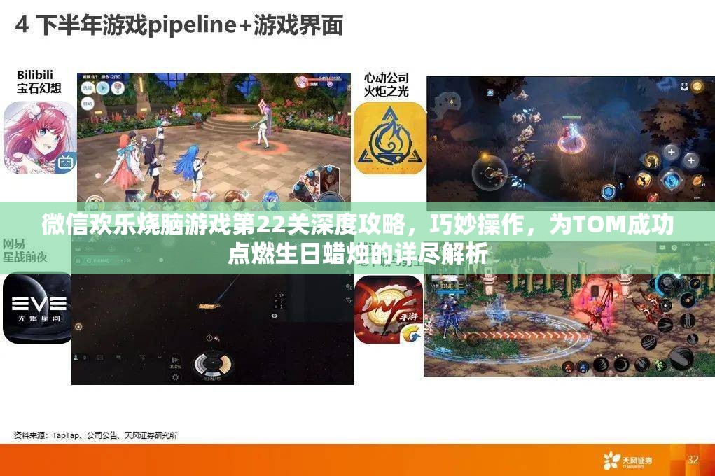 微信欢乐烧脑游戏第22关深度攻略，巧妙操作，为TOM成功点燃生日蜡烛的详尽解析