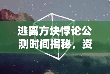 逃离方块悖论公测时间揭秘，资源管理重要性及高效利用策略全览