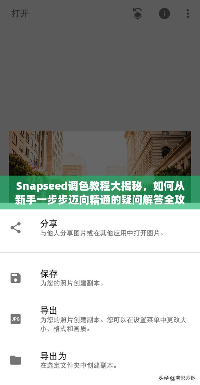 Snapseed调色教程大揭秘，如何从新手一步步迈向精通的疑问解答全攻略？