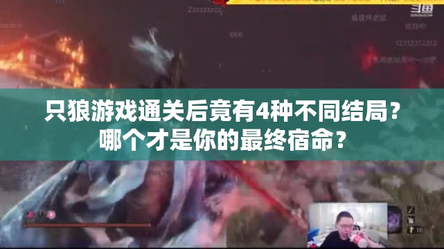 只狼游戏通关后竟有4种不同结局？哪个才是你的最终宿命？