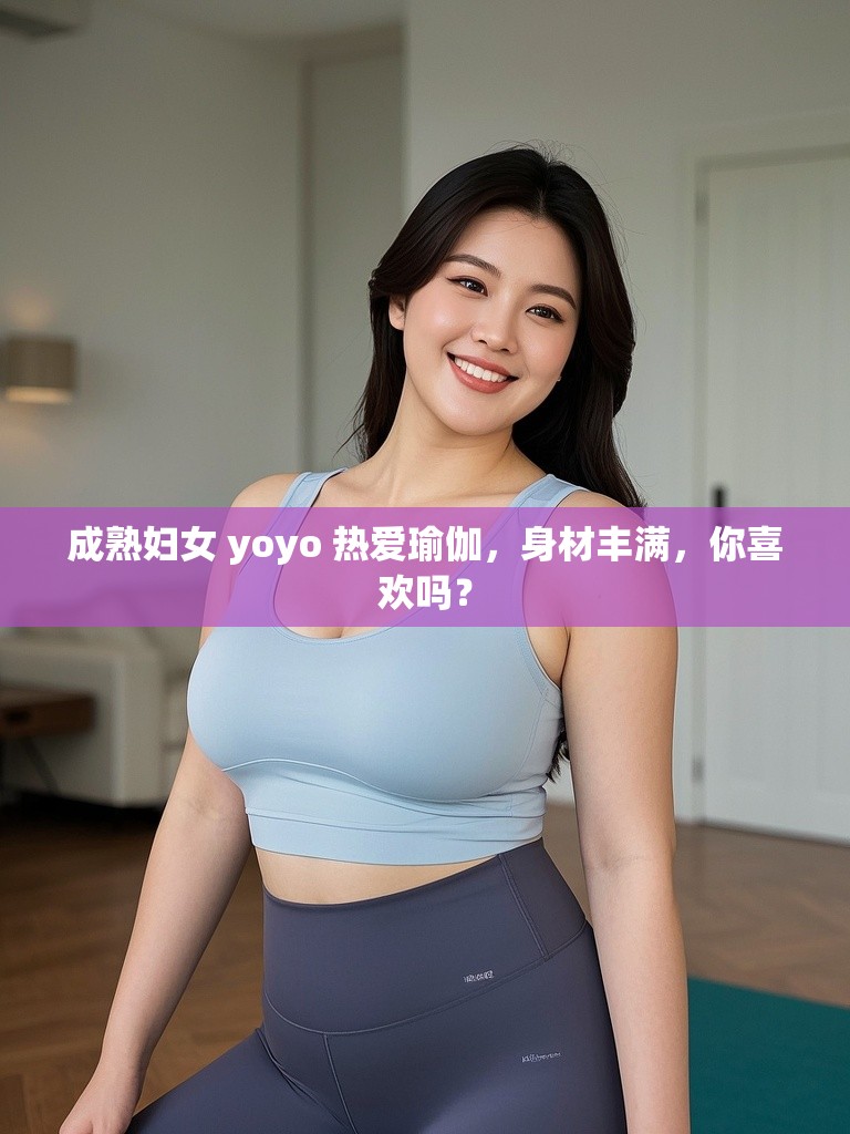 成熟妇女 yoyo 热爱瑜伽，身材丰满，你喜欢吗？