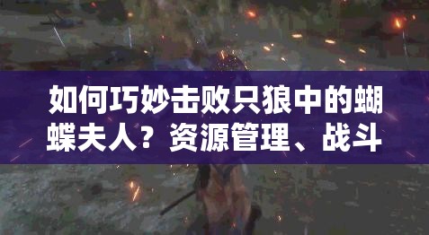 如何巧妙击败只狼中的蝴蝶夫人？资源管理、战斗技巧全解析及价值最大化疑问