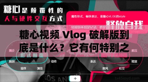 糖心视频 Vlog 破解版到底是什么？它有何特别之处？快来一探究竟