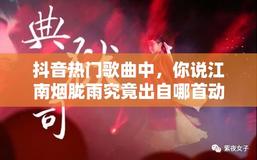 抖音热门歌曲中，你说江南烟胧雨究竟出自哪首动人旋律？