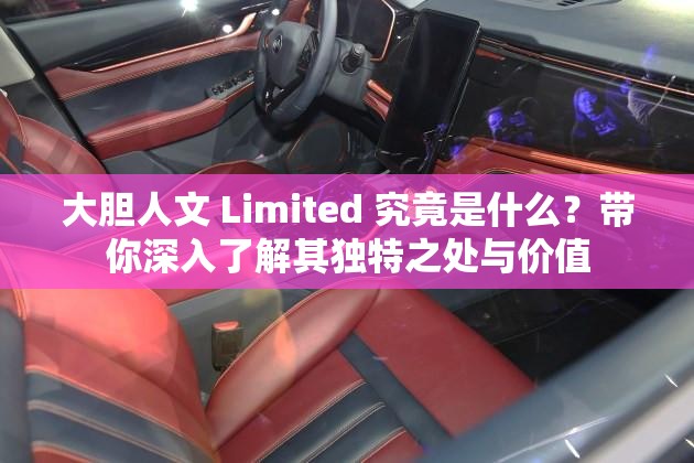 大胆人文 Limited 究竟是什么？带你深入了解其独特之处与价值