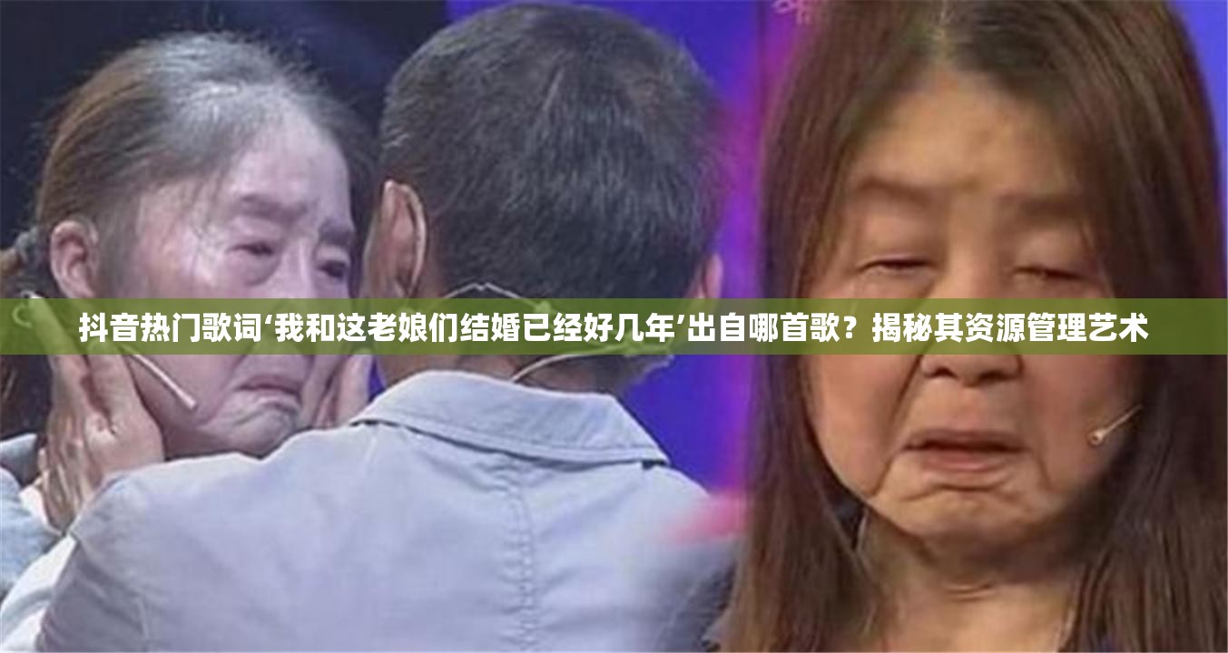 抖音热门歌词‘我和这老娘们结婚已经好几年’出自哪首歌？揭秘其资源管理艺术