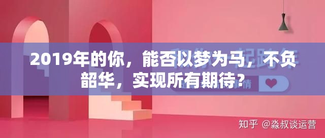 2019年的你，能否以梦为马，不负韶华，实现所有期待？